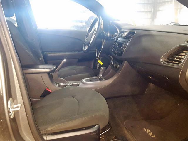 1C3CCBBB5CN113534 - 2012 CHRYSLER 200 TOURIN GRAY photo 5