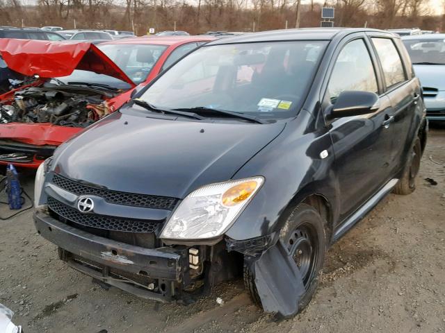 JTKKT624665015254 - 2006 TOYOTA SCION XA BLACK photo 2