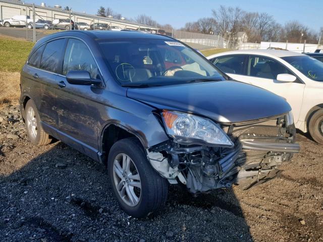 JHLRE4H7XBC032511 - 2011 HONDA CR-V EXL GRAY photo 1