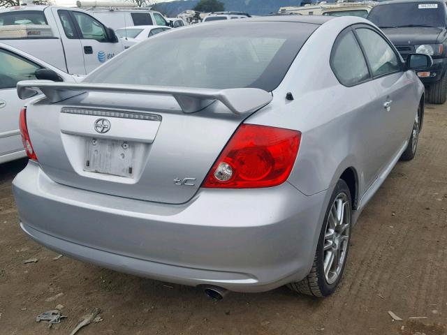 JTKDE177770194797 - 2007 TOYOTA SCION TC ნაცრისფერი ფოტო 4