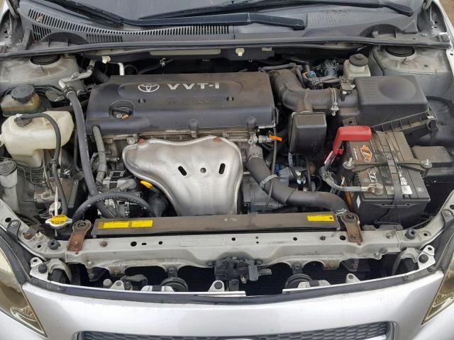 JTKDE177770194797 - 2007 TOYOTA SCION TC ნაცრისფერი ფოტო 7