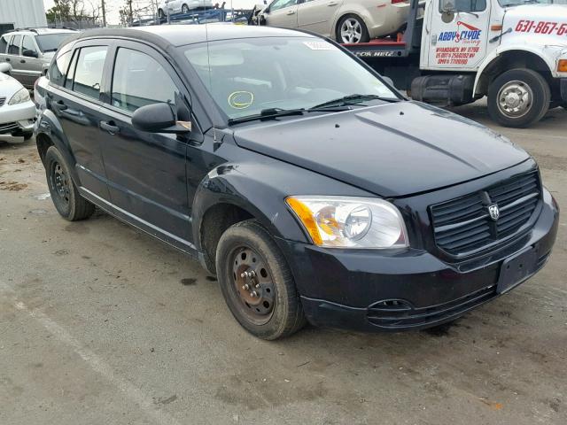 1B3HB28B57D288312 - 2007 DODGE CALIBER BLACK photo 1