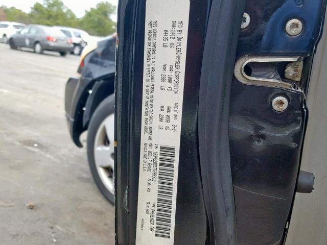 1B3HB28B57D288312 - 2007 DODGE CALIBER BLACK photo 10