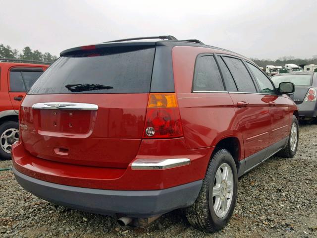 2A4GM68446R675789 - 2006 CHRYSLER PACIFICA T RED photo 4