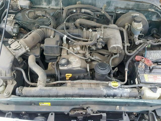 5TENL42N64Z350753 - 2004 TOYOTA TACOMA GREEN photo 7