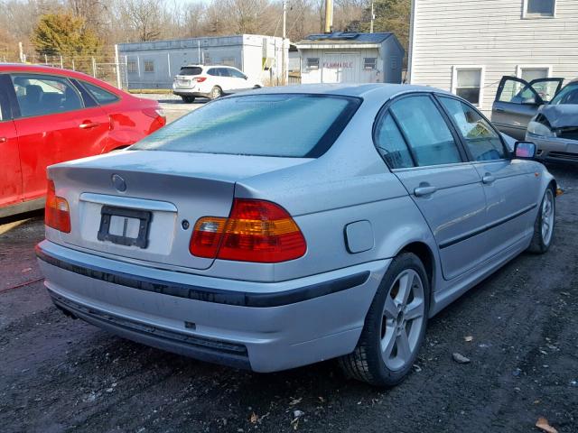 WBAEV534X3KM03198 - 2003 BMW 330 I SILVER photo 4