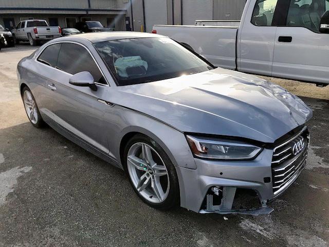 WAUTNAF54JA003421 - 2018 AUDI A5 PREMIUM SILVER photo 1