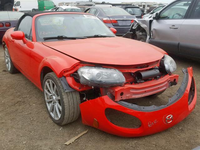 JM1NC25F960118921 - 2006 MAZDA MX-5 MIATA RED photo 1