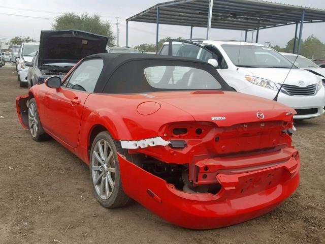 JM1NC25F960118921 - 2006 MAZDA MX-5 MIATA RED photo 3