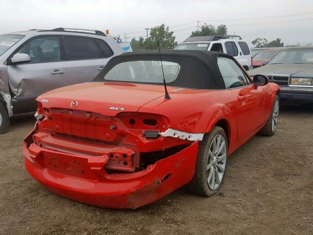 JM1NC25F960118921 - 2006 MAZDA MX-5 MIATA RED photo 4