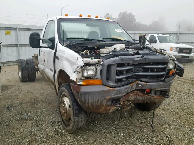 1FDXF46F0YED08182 - 2000 FORD F450 SUPER WHITE photo 1