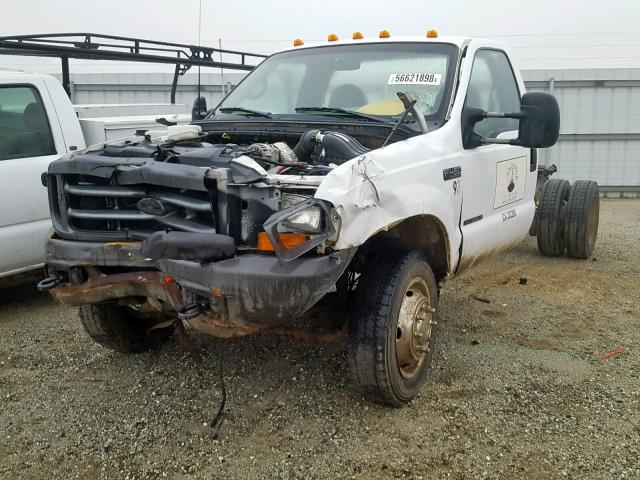 1FDXF46F0YED08182 - 2000 FORD F450 SUPER WHITE photo 2