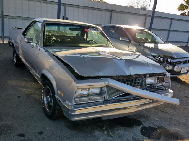 3GCCW80H4FS912907 - 1985 CHEVROLET EL CAMINO SILVER photo 1