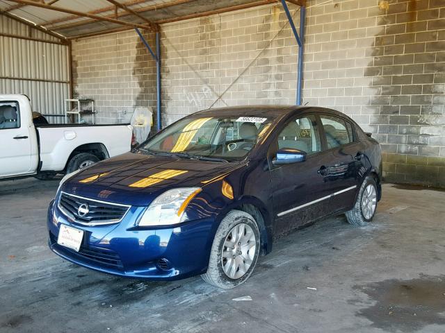 3N1AB6AP0CL785143 - 2012 NISSAN SENTRA 2.0 BLUE photo 2