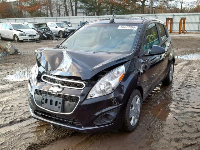 KL8CB6S97FC809081 - 2015 CHEVROLET SPARK LS BLACK photo 2