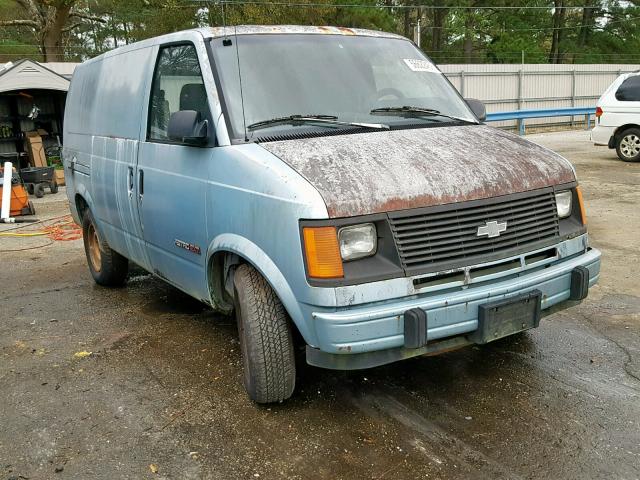 1GCDM19ZXNB203843 - 1992 CHEVROLET ASTRO BLUE photo 1