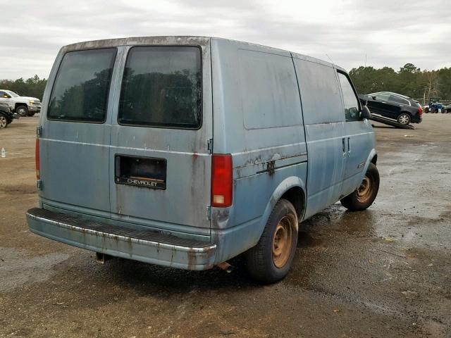 1GCDM19ZXNB203843 - 1992 CHEVROLET ASTRO BLUE photo 4