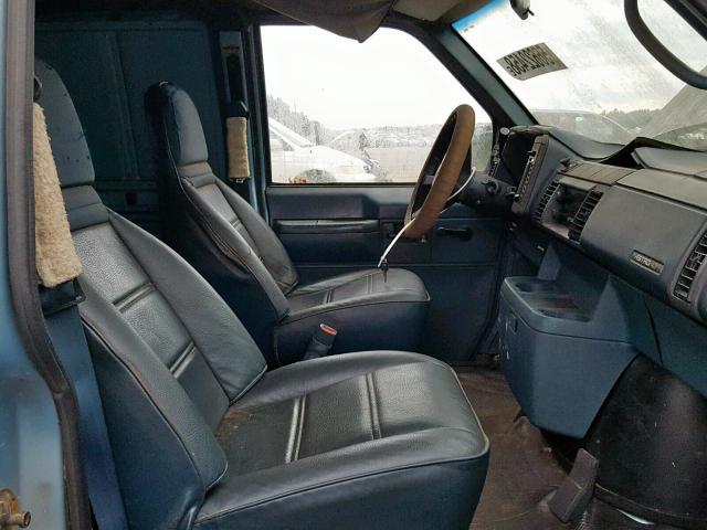 1GCDM19ZXNB203843 - 1992 CHEVROLET ASTRO BLUE photo 5