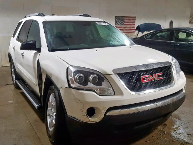 1GKKRNED2BJ282201 - 2011 GMC ACADIA SLE WHITE photo 1