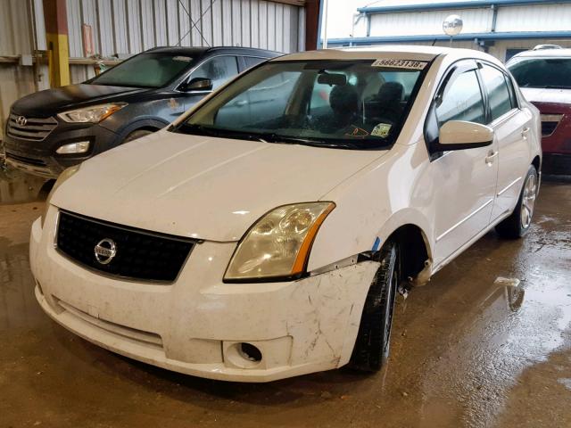 3N1AB61E88L607079 - 2008 NISSAN SENTRA 2.0 WHITE photo 2