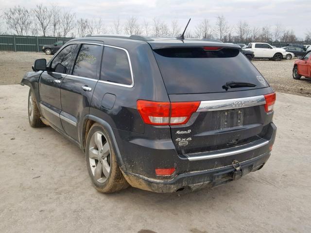 1J4RR6GT7BC569696 - 2011 JEEP GRAND CHER GRAY photo 3