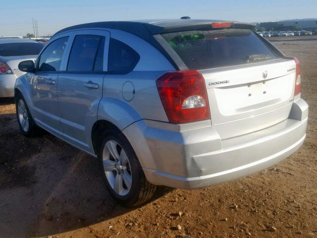 1B3CB4HA9AD570893 - 2010 DODGE CALIBER SX SILVER photo 3