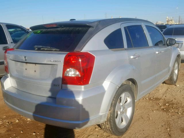 1B3CB4HA9AD570893 - 2010 DODGE CALIBER SX SILVER photo 4