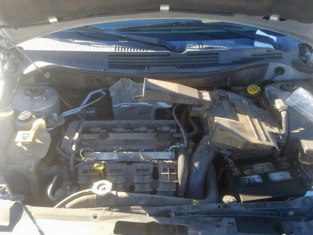 1B3CB4HA9AD570893 - 2010 DODGE CALIBER SX SILVER photo 7