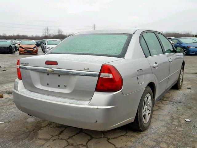 1G1ZS58F48F125012 - 2008 CHEVROLET MALIBU LS 银色 照片 4