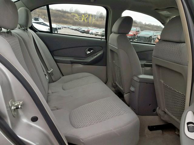 1G1ZS58F48F125012 - 2008 CHEVROLET MALIBU LS 银色 照片 6