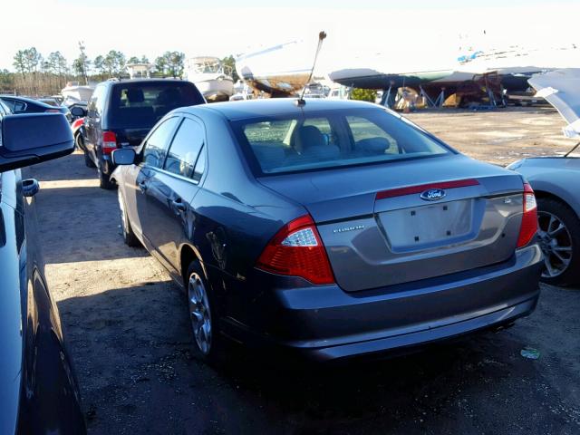 3FAHP0HA6AR106018 - 2010 FORD FUSION S GRAY photo 3