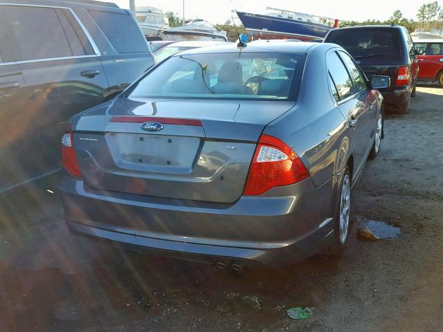 3FAHP0HA6AR106018 - 2010 FORD FUSION S GRAY photo 4