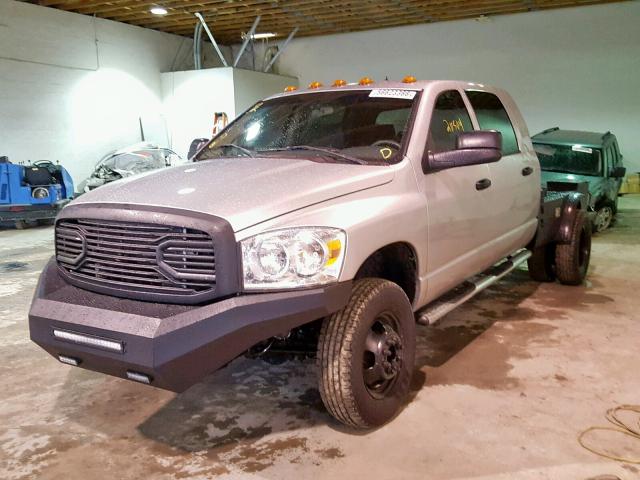 3D7MX49A78G144433 - 2008 DODGE RAM 3500 SILVER photo 2