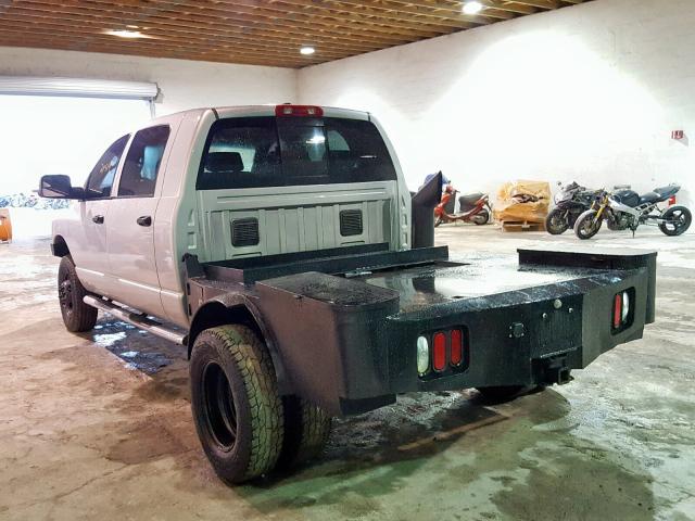 3D7MX49A78G144433 - 2008 DODGE RAM 3500 SILVER photo 3