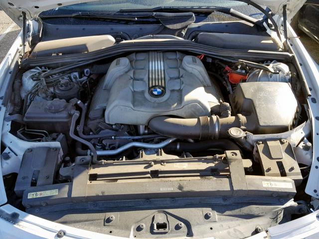 WBAEK73495B328453 - 2005 BMW 645 CI AUT WHITE photo 7