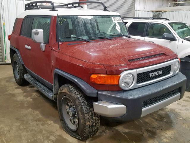 JTEBU4BF1BK104845 - 2011 TOYOTA FJ CRUISER MAROON photo 1