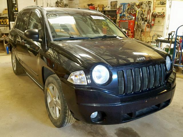 1J8FF47W28D749406 - 2008 JEEP COMPASS SP BLACK photo 1