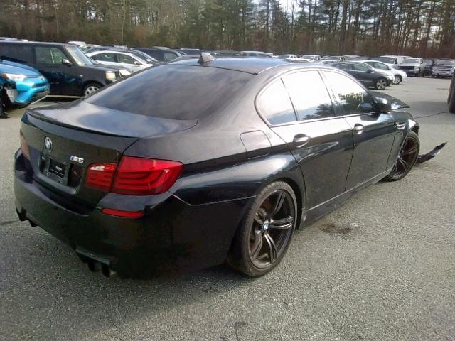 WBSFV9C51DC773077 - 2013 BMW M5 BLACK photo 4