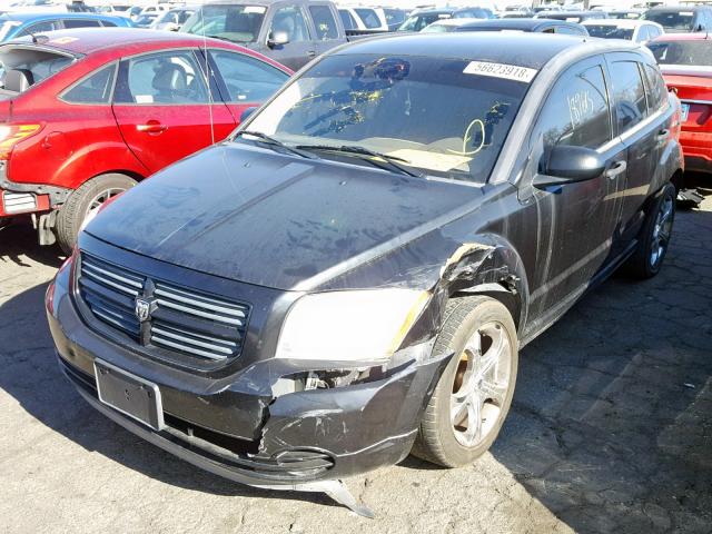 1B3HB28B38D739156 - 2008 DODGE CALIBER BLACK photo 2