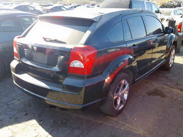 1B3HB28B38D739156 - 2008 DODGE CALIBER BLACK photo 4