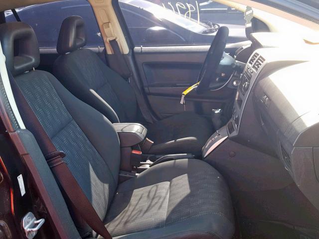 1B3HB28B38D739156 - 2008 DODGE CALIBER BLACK photo 5