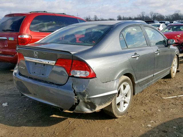 19XFA1F69BE045053 - 2011 HONDA CIVIC LX-S GRAY photo 4