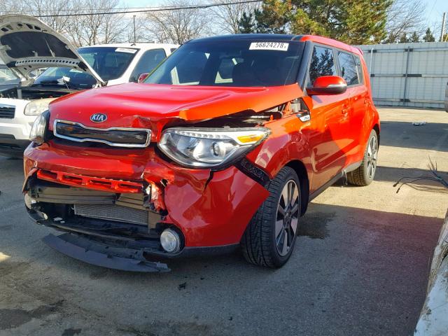 KNDJX3A57E7715349 - 2014 KIA SOUL ! RED photo 2