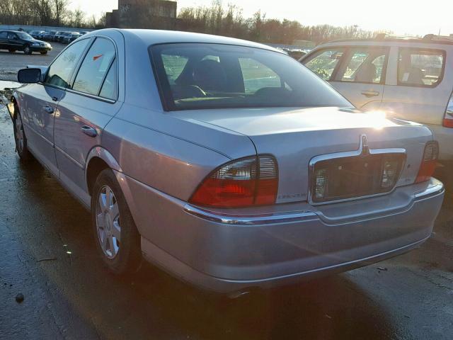 1LNHM86S43Y666326 - 2003 LINCOLN LS SILVER photo 3