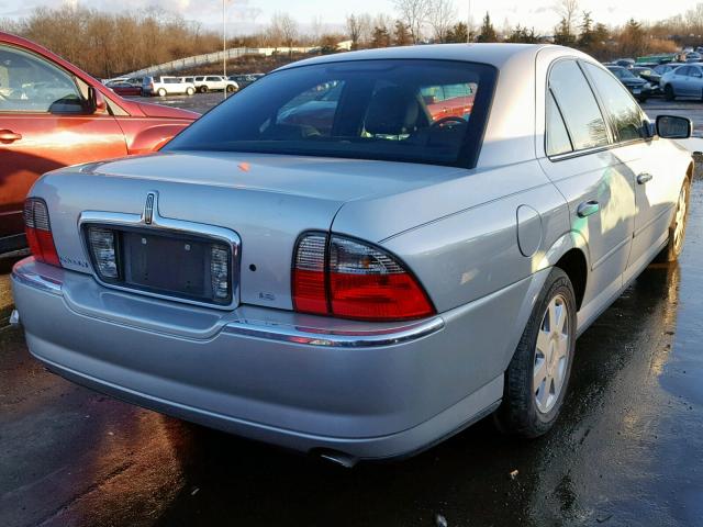 1LNHM86S43Y666326 - 2003 LINCOLN LS SILVER photo 4