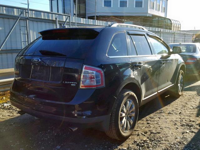 2FMDK49C08BA70510 - 2008 FORD EDGE LIMIT BLUE photo 4