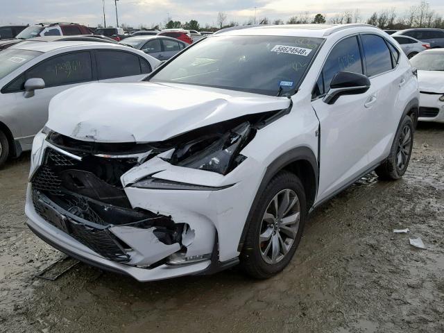 JTJYARBZXG2038668 - 2016 LEXUS NX 200T WHITE photo 2