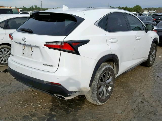 JTJYARBZXG2038668 - 2016 LEXUS NX 200T WHITE photo 4