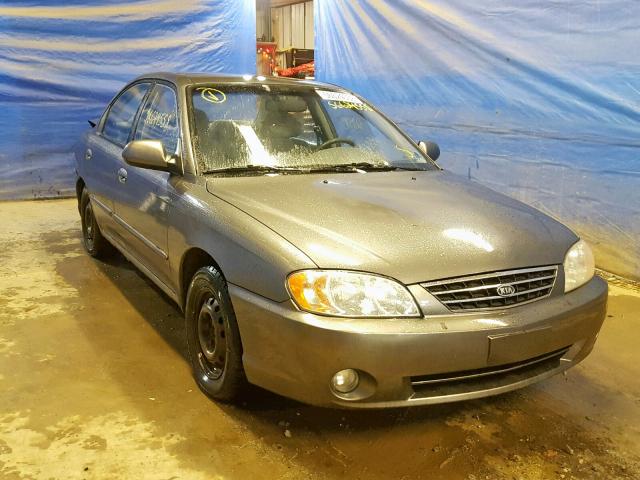 KNAFB121X35255825 - 2003 KIA SPECTRA BA GRAY photo 1