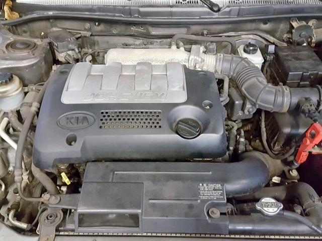 KNAFB121X35255825 - 2003 KIA SPECTRA BA GRAY photo 7